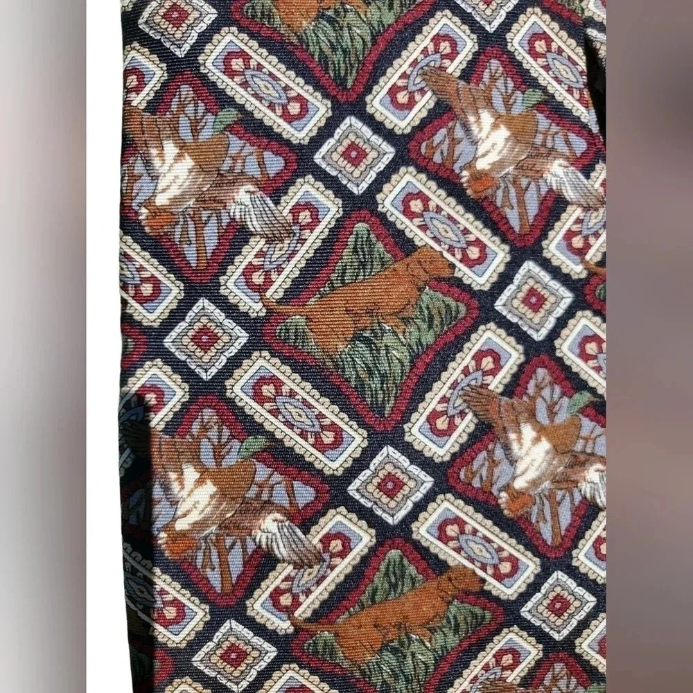 Hunting Dog Tie Ducks Unlimited Chesapeake Bay Retriever Lab German Shorthair